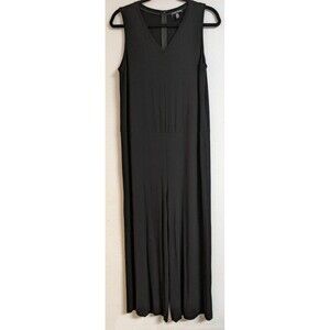 Women's EILEEN FISHER Black Viscose Stretch One Piece Romper Jumpsuit XS